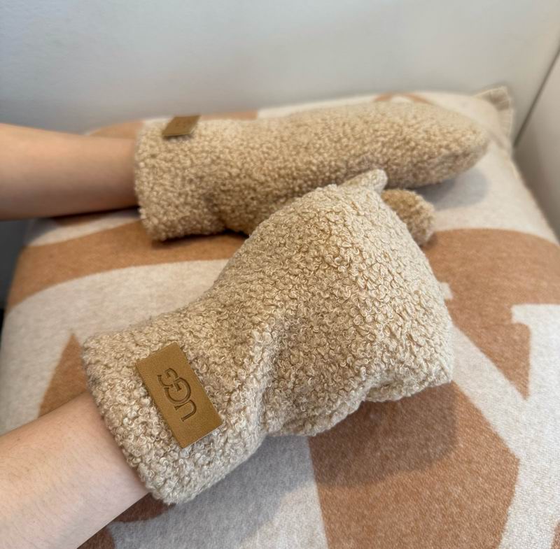 Guantes UGG Beige de lana